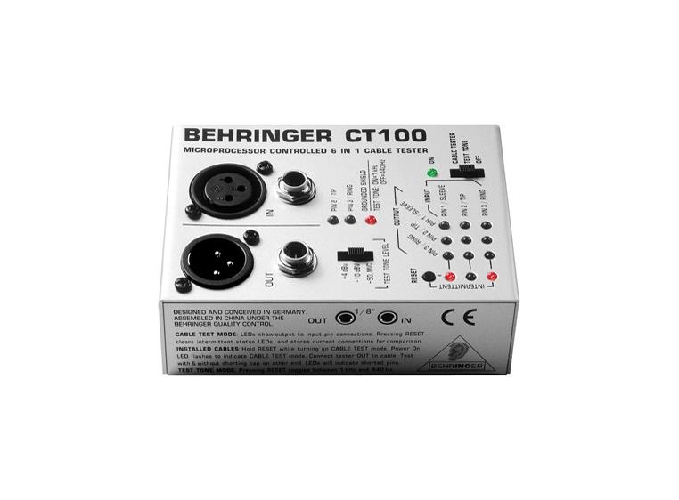 Behringer CT100 - kabeltester